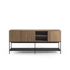 Madia 3 ante con gamba in metallo Emy 180x80 cm