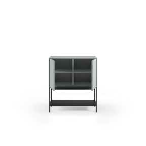 Credenza 2 ante con gamba in metallo Emy 80x90 cm