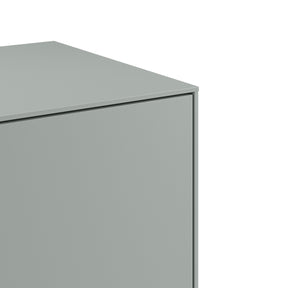 Credenza 2 ante con gamba in metallo Emy 80x90 cm