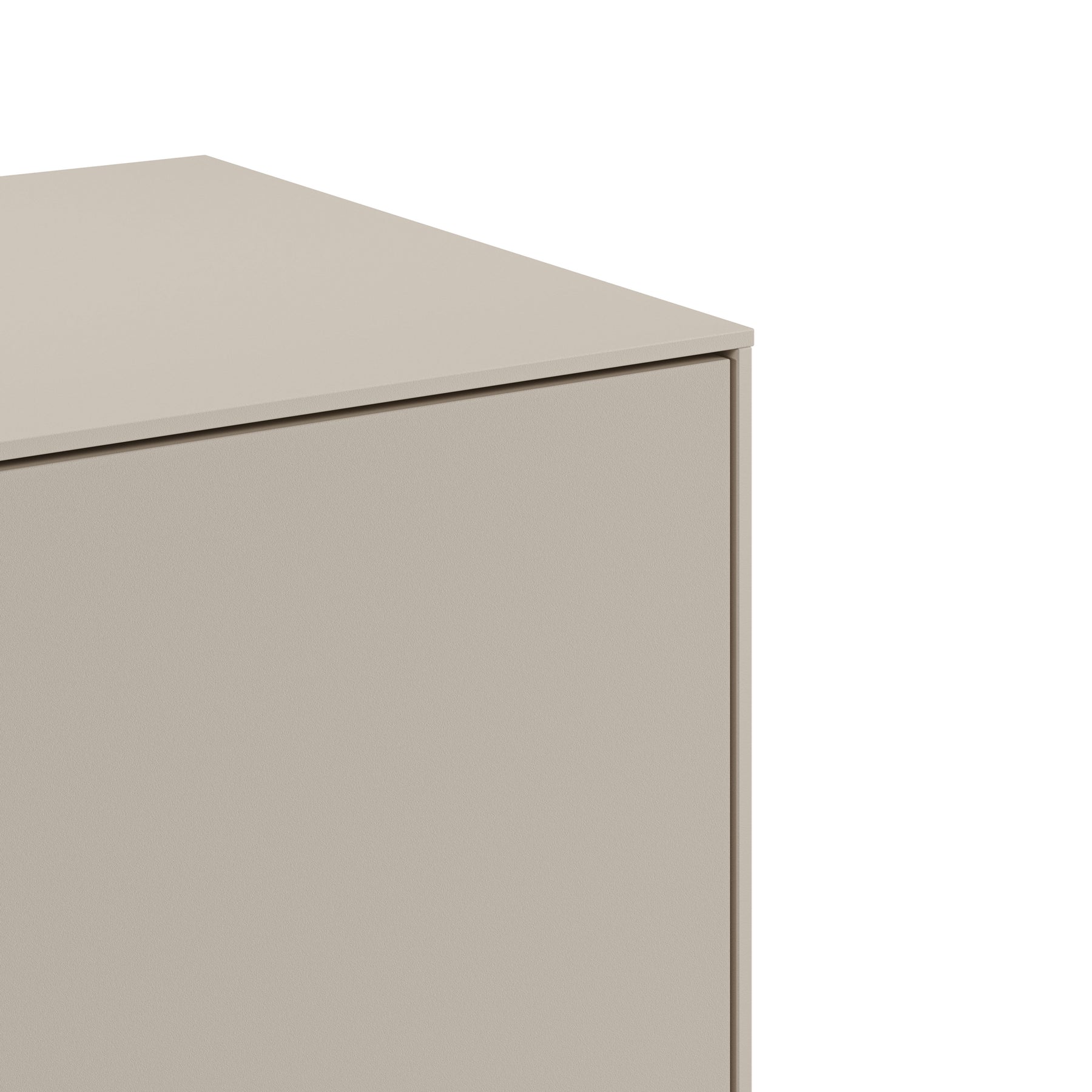 Credenza 2 ante con gamba in metallo Emy 80x90 cm