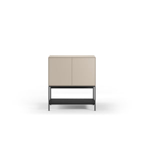 Credenza 2 ante con gamba in metallo Emy 80x90 cm