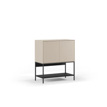Credenza 2 ante con gamba in metallo Emy 80x90 cm