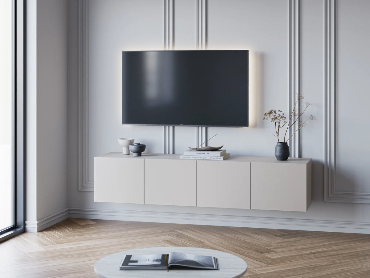 Mobile TV 4 ante sospeso Delya 180x38 cm