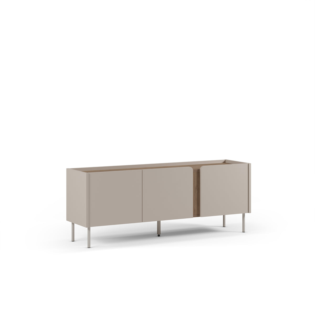 Mobile TV 3 ante crema Lucis 140x53 cm