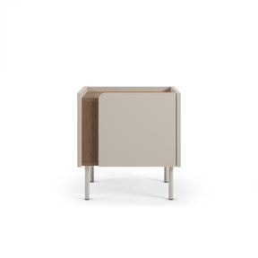 Comodino 1 anta crema Lucis 35x47 cm