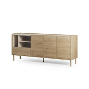 Madia 3 ante 1 cassetto rovere Dara 180x75 cm