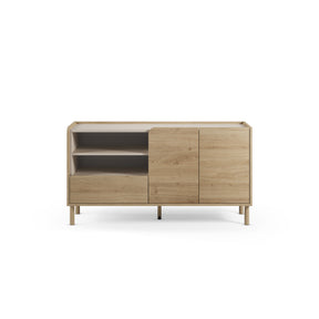 Madia 2 ante 1 cassetto rovere Dara 141x75 cm