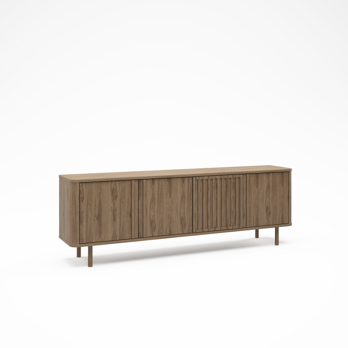Mobile TV 4 ante rovere Ada 180x60 cm
