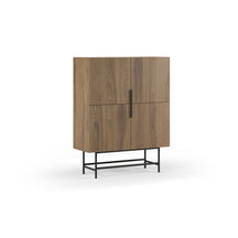 Credenza 4 ante con gamba in metallo Elide 100x128 cm