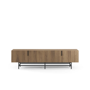 Mobile TV 4 ante con gamba in metallo Elide 200x63 cm