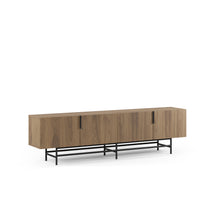 Mobile TV 4 ante con gamba in metallo Elide 200x63 cm