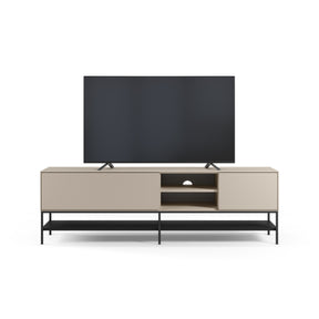 Mobile TV 2 ante con gamba in metallo Emy 180x55 cm