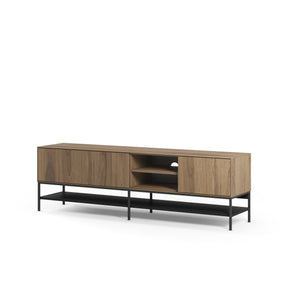 Mobile TV 2 ante con gamba in metallo Emy 180x55 cm
