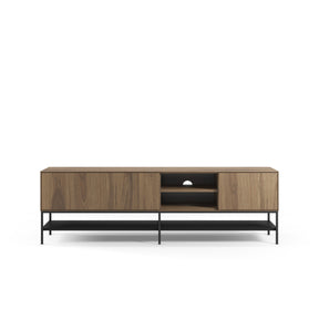 Mobile TV 2 ante con gamba in metallo Emy 180x55 cm