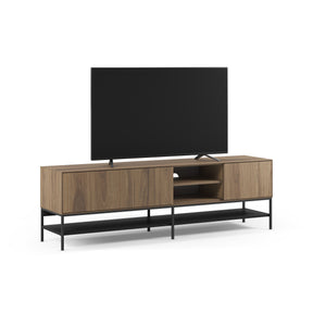 Mobile TV 2 ante con gamba in metallo Emy 180x55 cm