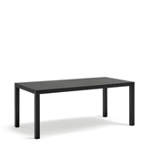 Tavolo rettangolare con gambe in metallo Karn 180x75 cm