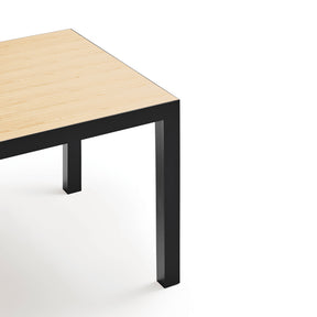 Tavolo rettangolare con gambe in metallo Karn 180x75 cm