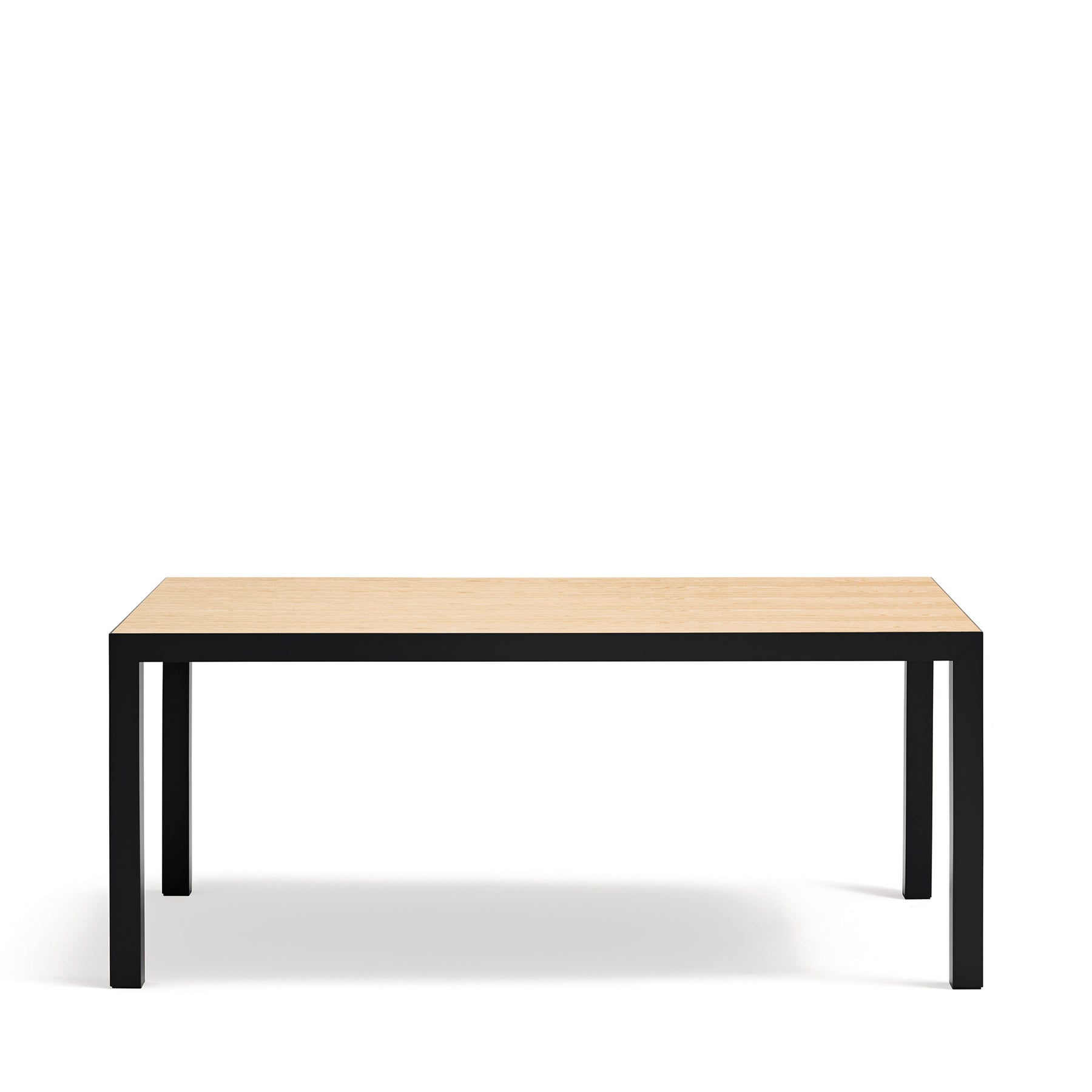 Tavolo rettangolare con gambe in metallo Karn 180x75 cm