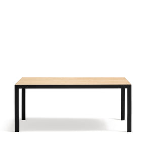 Tavolo rettangolare con gambe in metallo Karn 180x75 cm