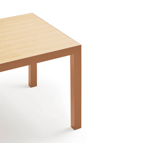 Tavolo rettangolare con gambe in metallo Karn 180x75 cm