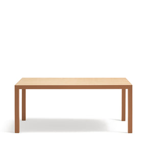 Tavolo rettangolare con gambe in metallo Karn 180x75 cm