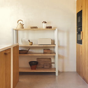 Libreria aperta 4 ripiani Avina 125x128 cm