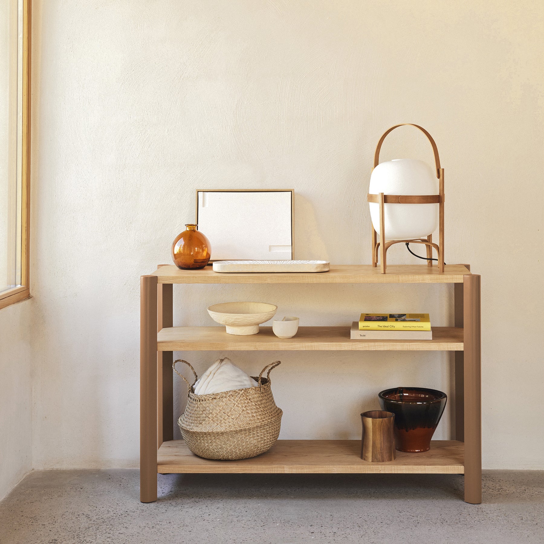 Libreria aperta 3 ripiani Avina 125x84 cm