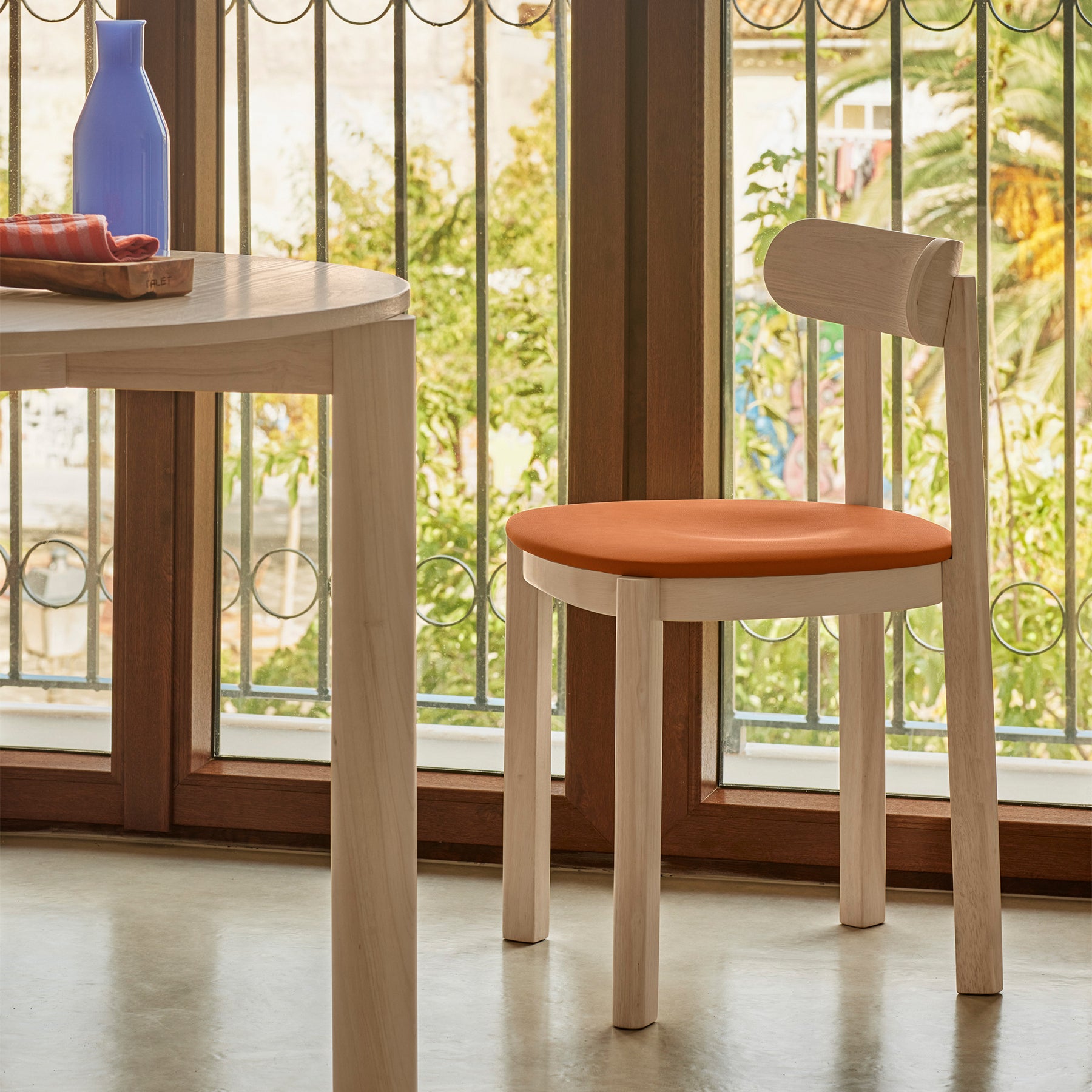 Set di 2 sedie in legno Taren 45x77 cm