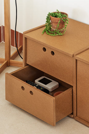 Mobile TV 2 ante 4 cassetti Lully 157x42 cm