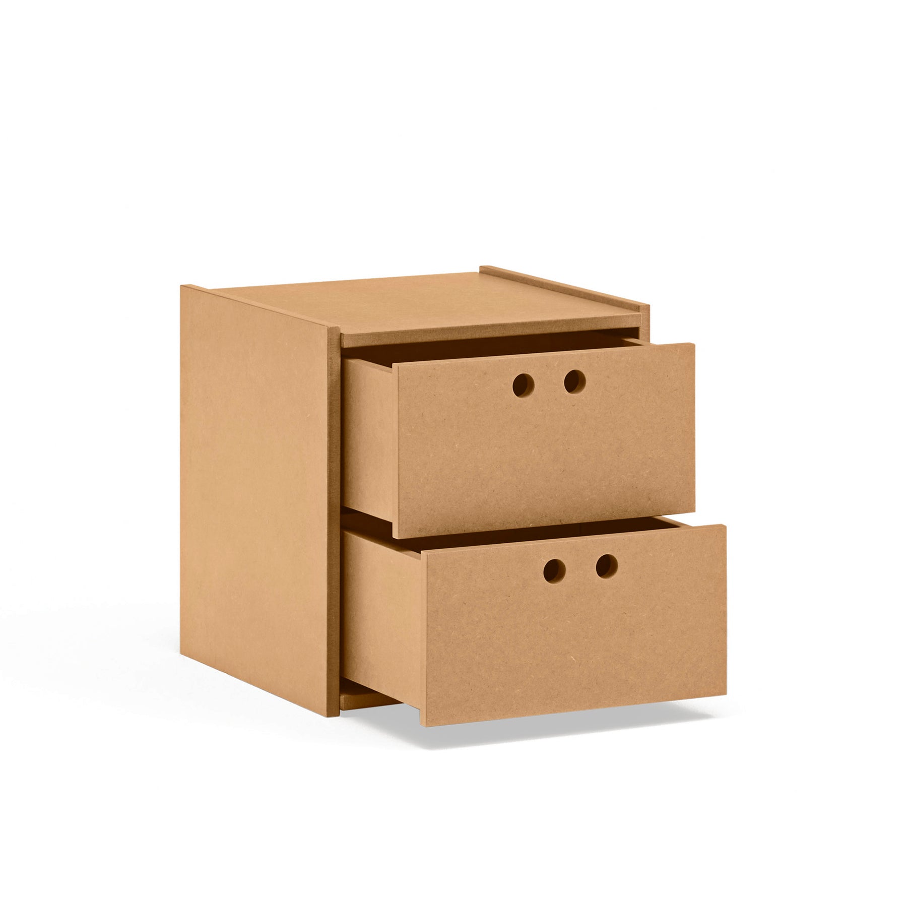 Comodino 2 cassetti Lully 40x42 cm