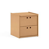 Comodino 2 cassetti Lully 40x42 cm