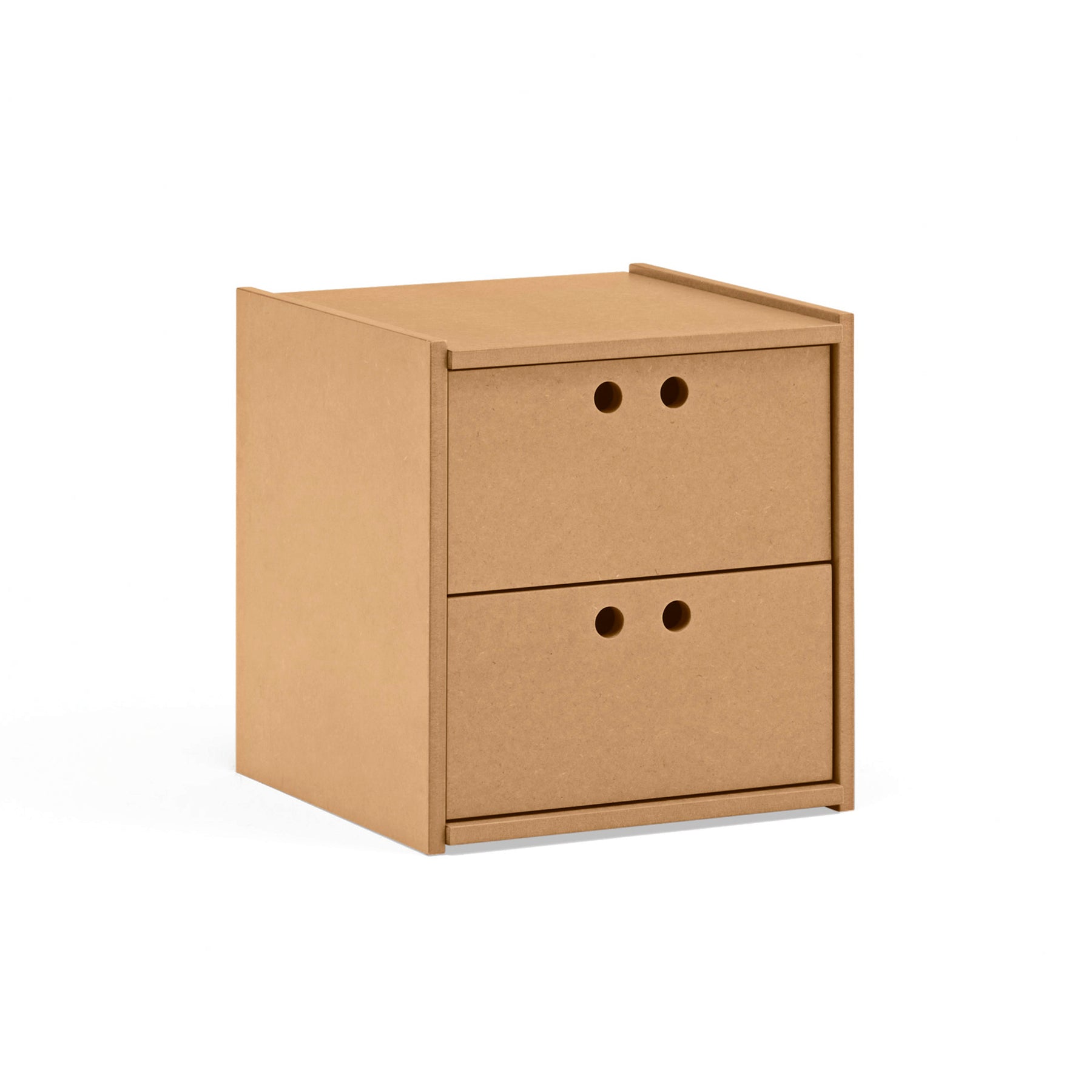 Comodino 2 cassetti Lully 40x42 cm