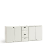 Madia 4 ante 4 cassetti Lully 197x80 cm