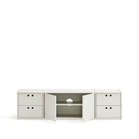 Mobile TV 2 ante 4 cassetti Lully 157x42 cm