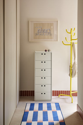 Cassettiera alta 6 cassetti Lully 40x118 cm