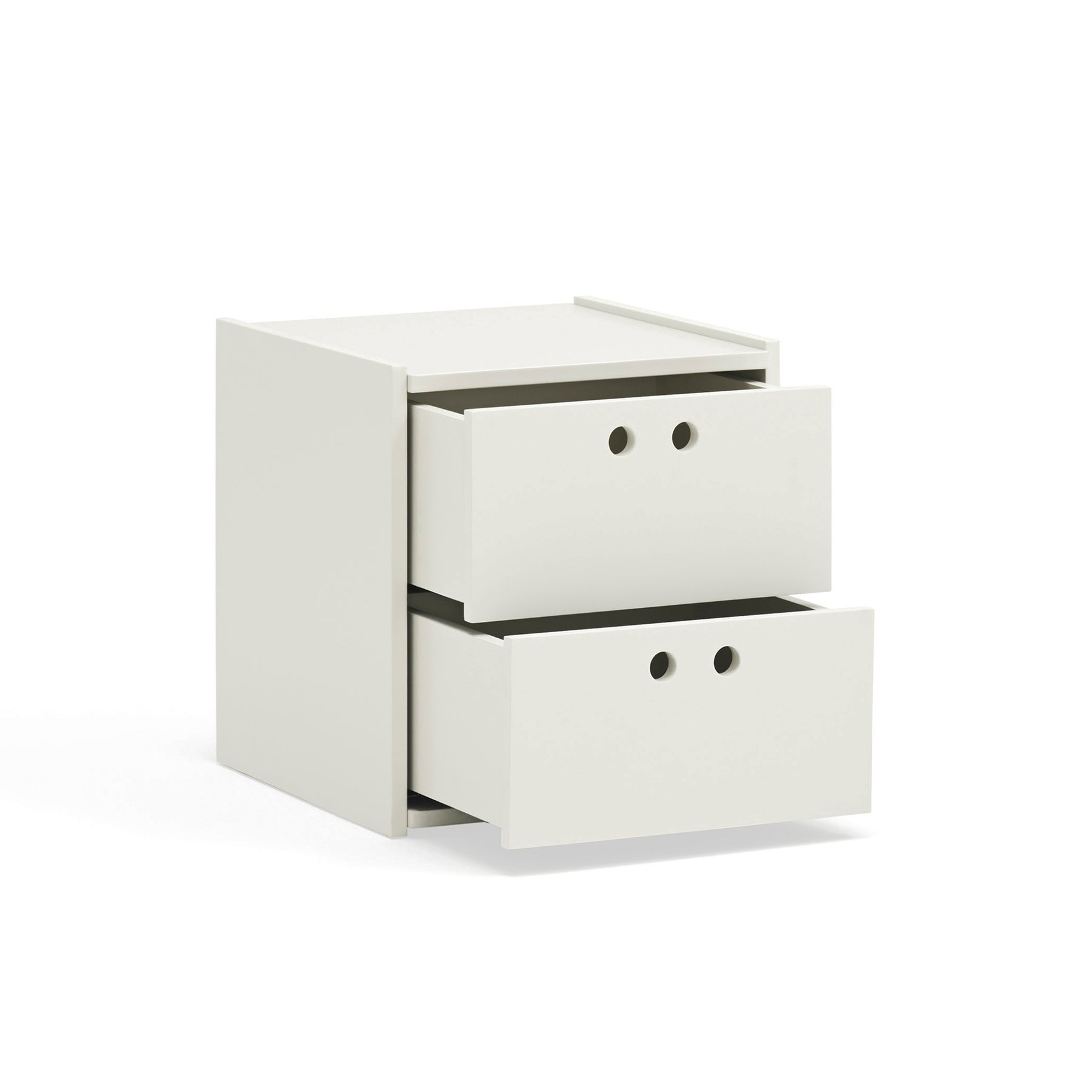 Comodino 2 cassetti Lully 40x42 cm