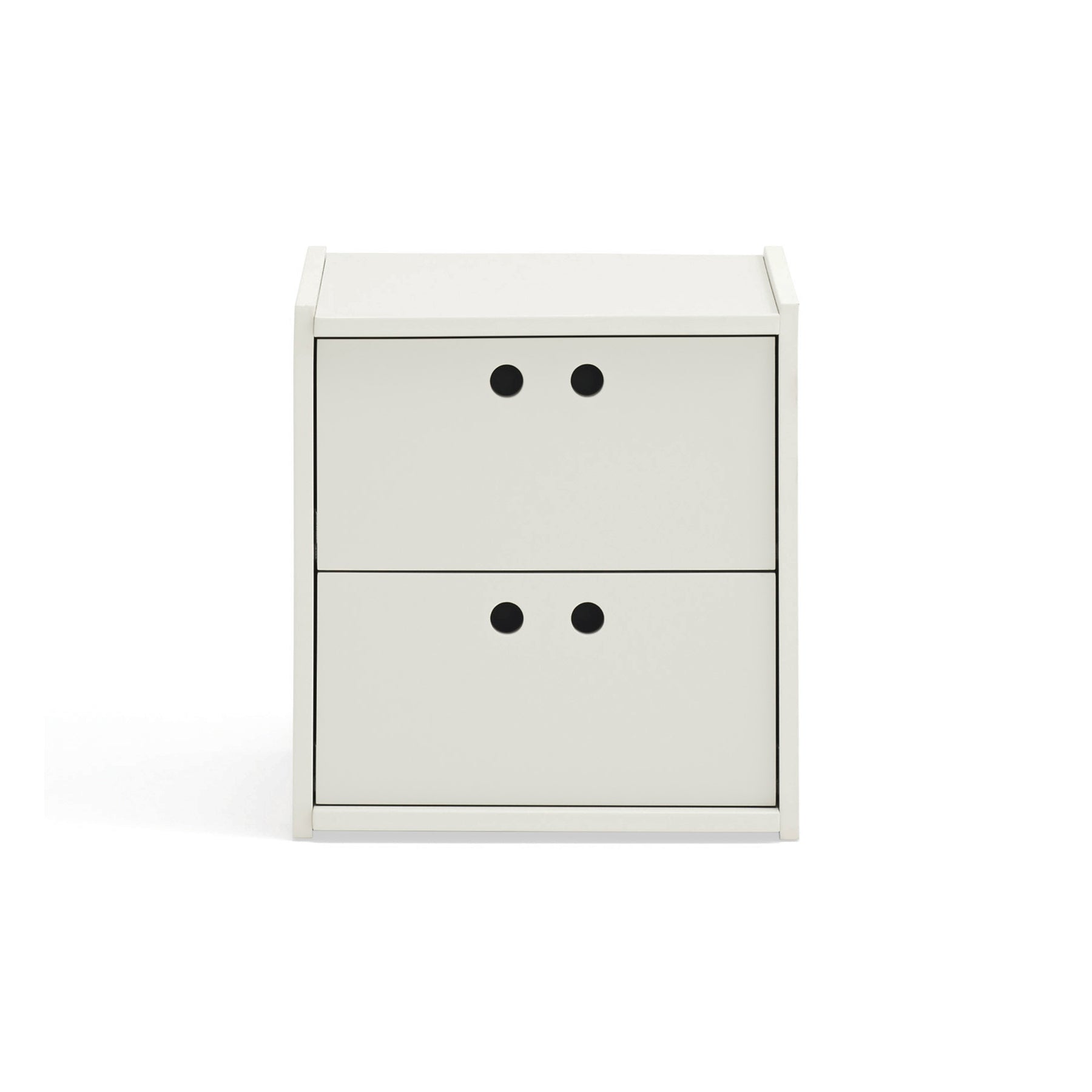 Comodino 2 cassetti Lully 40x42 cm