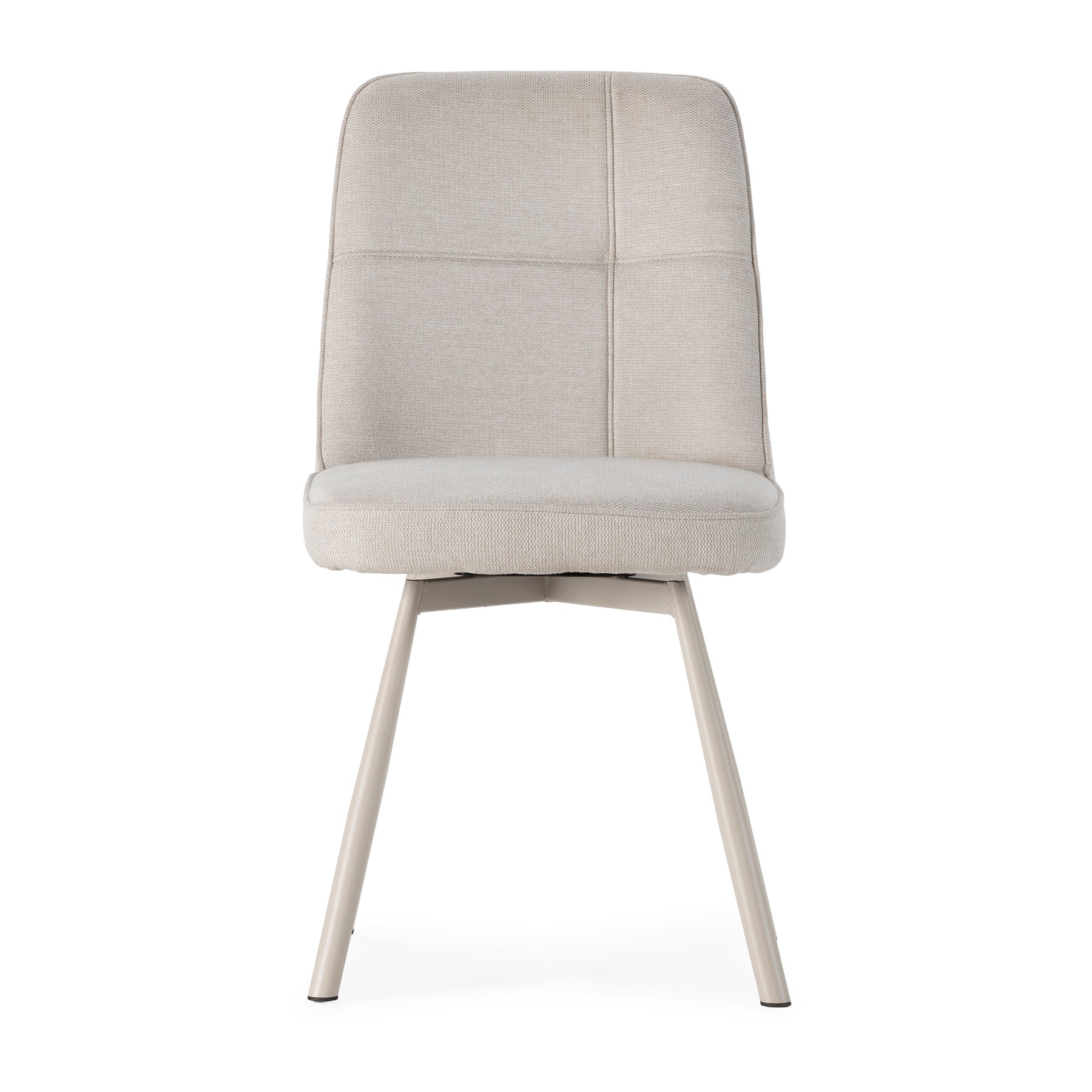 Set di 4 sedie girevoli in tessuto Luxe 46x85 cm