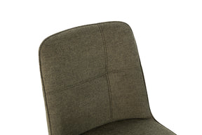 Set di 4 sedie girevoli in tessuto Luxe 46x85 cm
