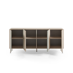 Madia 4 ante crema/rovere Ryel 180x80 cm