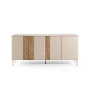 Madia 4 ante crema/rovere Ryel 180x80 cm