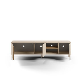 Mobile TV 3 ante crema/rovere Ryel 180x51 cm