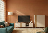 Mobile TV 3 ante crema/rovere Ryel 180x51 cm