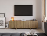 Mobile TV 4 ante rovere Zyra 180x55 cm