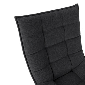 Sedia girevole con gamba in metallo Cavik 76x101 cm