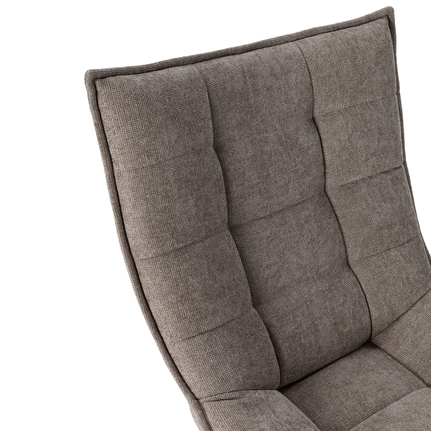 Sedia girevole con gamba in metallo Cavik 76x101 cm