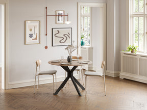 Tavolo rotondo con piano allungabile Metrix 75x110 cm