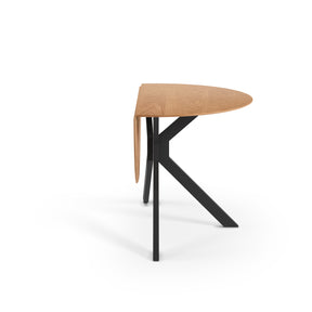 Tavolo rotondo con piano allungabile Metrix 75x110 cm