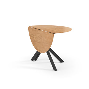 Tavolo rotondo con piano allungabile Metrix 75x110 cm