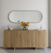 Madia 4 ante rovere Zyra 180x79 cm